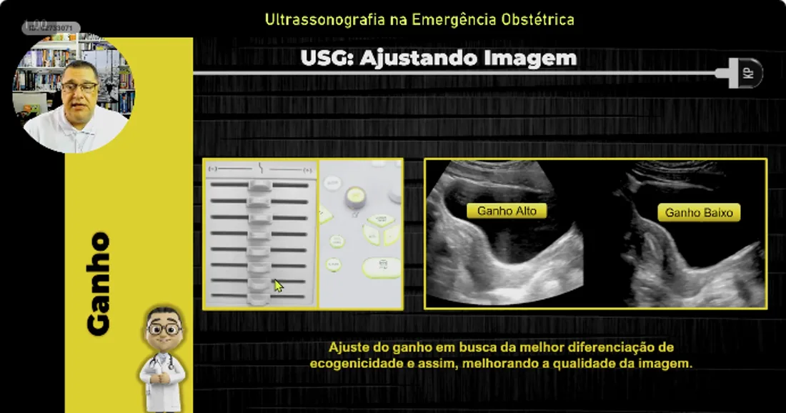 Slide da aula 01: Ajustes da Imagem Ultrassonográfica
